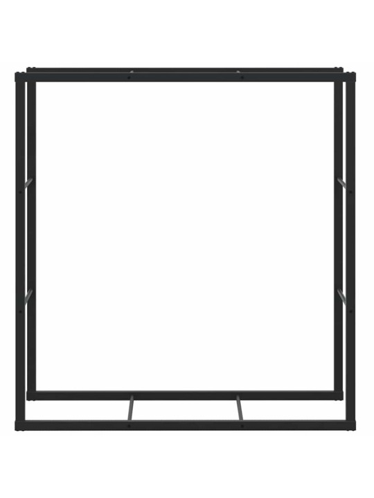 KÜTTEPUUDE REST, MUST, 110X30X116 CM, TERAS