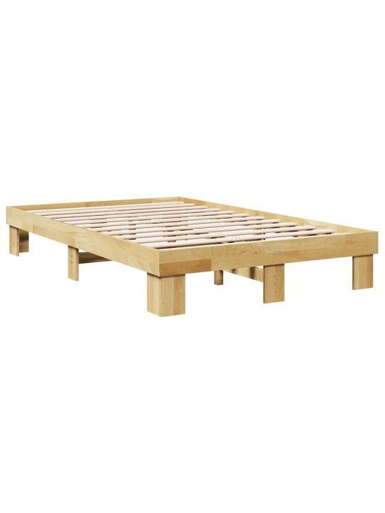 VOODIRAAM ILMA MADRATSITA 120X200 CM TÄISPUIDUST TAMM