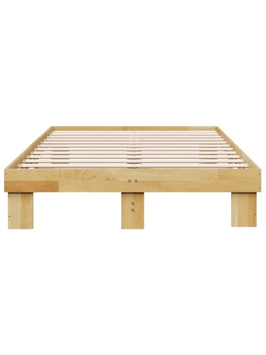 VOODIRAAM ILMA MADRATSITA 120X200 CM TÄISPUIDUST TAMM