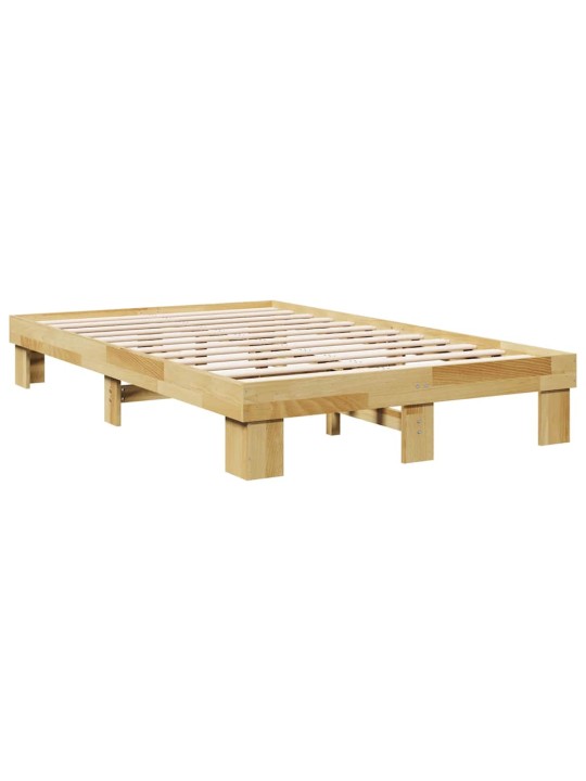 VOODIRAAM ILMA MADRATSITA 120X200 CM TÄISPUIDUST TAMM