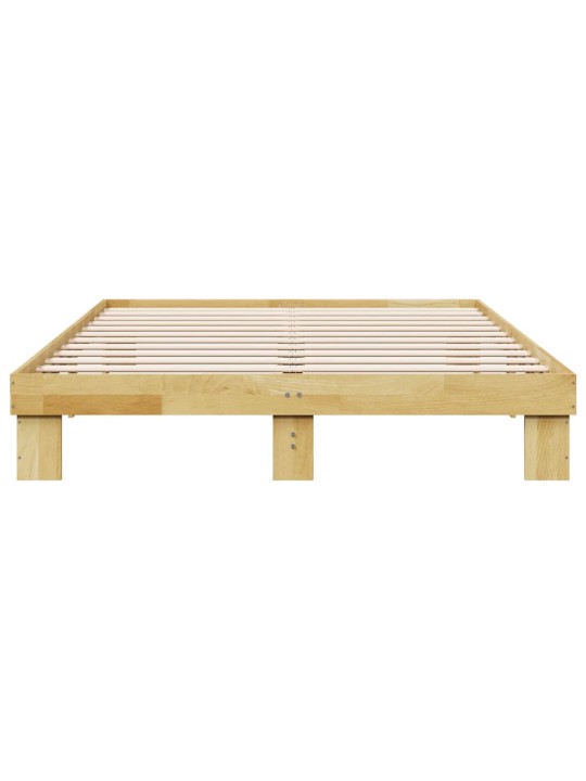 VOODIRAAM ILMA MADRATSITA 140X200 CM TÄISPUIDUST TAMM