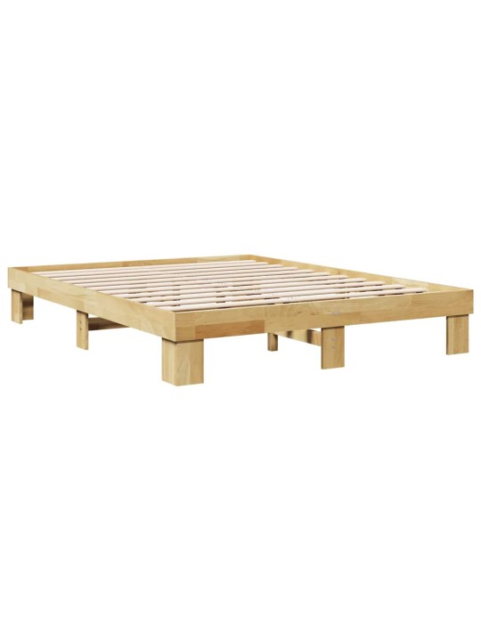 VOODIRAAM ILMA MADRATSITA 150X200 CM TÄISPUIDUST TAMM