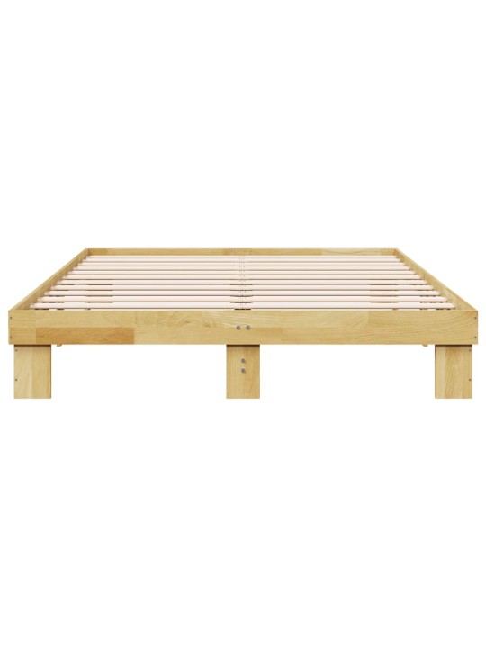 VOODIRAAM ILMA MADRATSITA 150X200 CM TÄISPUIDUST TAMM