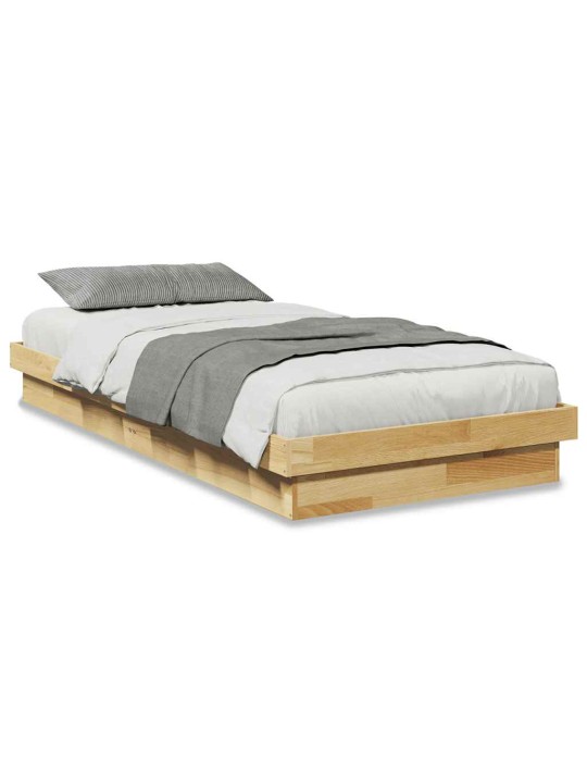 VOODIRAAM ILMA MADRATSITA 75X190 CM TÄIS TAMMEPUIT