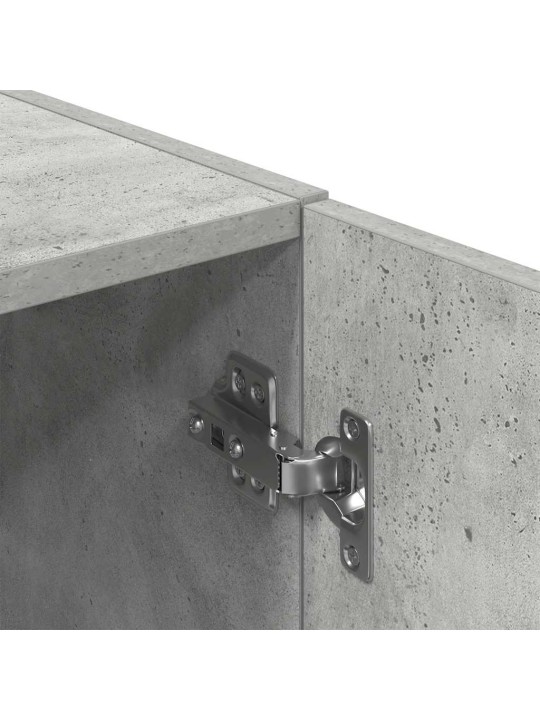 3-osaline köögimööbli komplekt, betoonhall, tehispuit