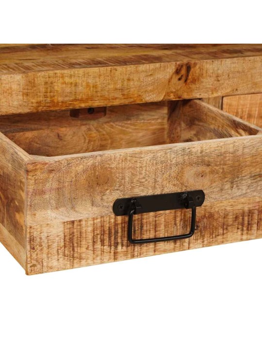 Konsoollauad 2 tk pruun 160 x 33 x 75 cm tugev mango puit