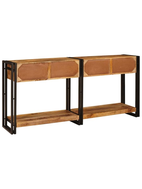 Konsoollauad 2 tk pruun 160 x 33 x 75 cm tugev mango puit