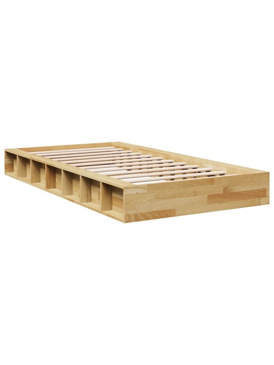 VOODIRAAM ILMA MADRATSITA 90X200 CM TÄISPUIDUST TAMM