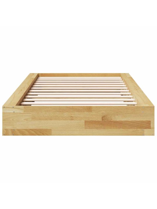 VOODIRAAM ILMA MADRATSITA 90X200 CM TÄISPUIDUST TAMM