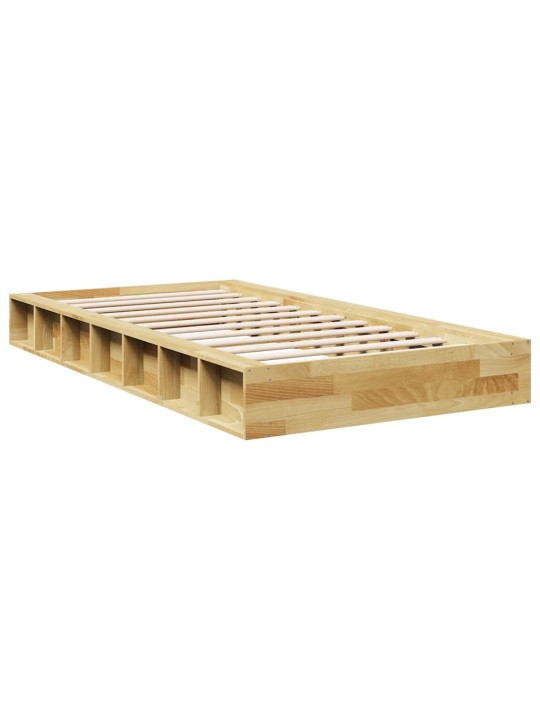 VOODIRAAM ILMA MADRATSITA 90X200 CM TÄISPUIDUST TAMM