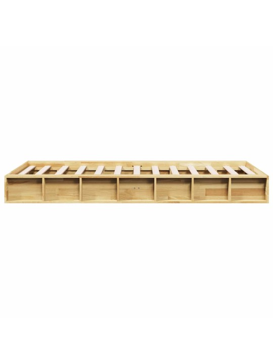 VOODIRAAM ILMA MADRATSITA 100X200 CM TÄISPUIDUST TAMM