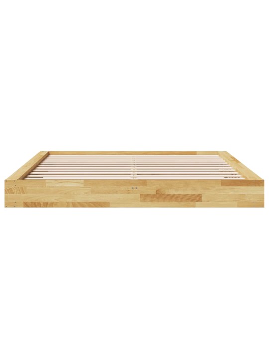 VOODIRAAM ILMA MADRATSITA 200X200 CM TÄISPUIDUST TAMM