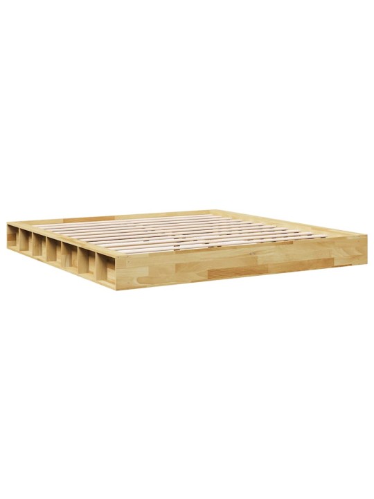 VOODIRAAM ILMA MADRATSITA 200X200 CM TÄISPUIDUST TAMM