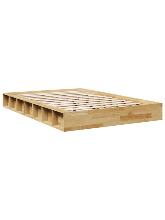 VOODIRAAM ILMA MADRATSITA 120X190 CM TÄISPUIDUST TAMM