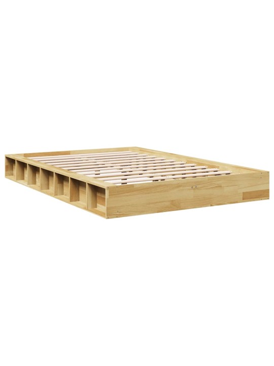 VOODIRAAM ILMA MADRATSITA 120X190 CM TÄISPUIDUST TAMM