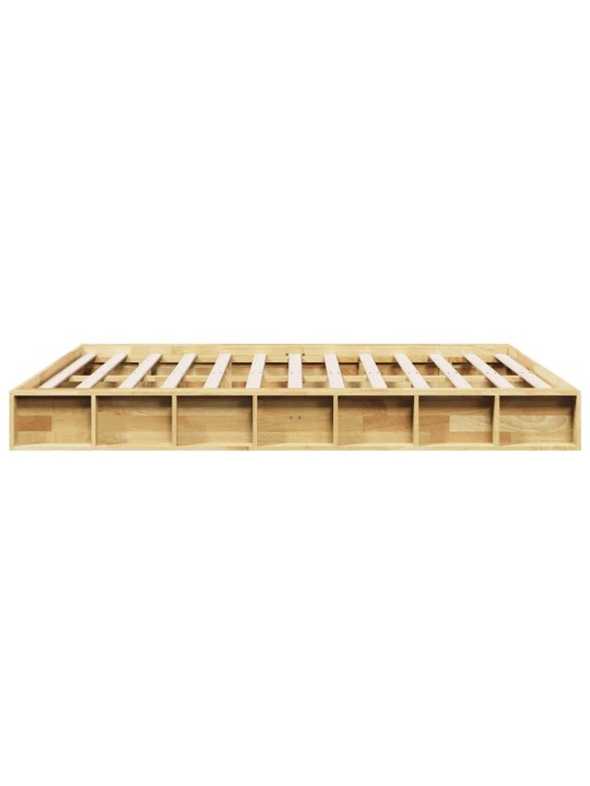 VOODIRAAM ILMA MADRATSITA 135X190 CM TÄISPUIDUST TAMM