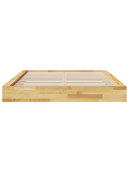 VOODIRAAM ILMA MADRATSITA 140X190 CM TÄISPUIDUST TAMM
