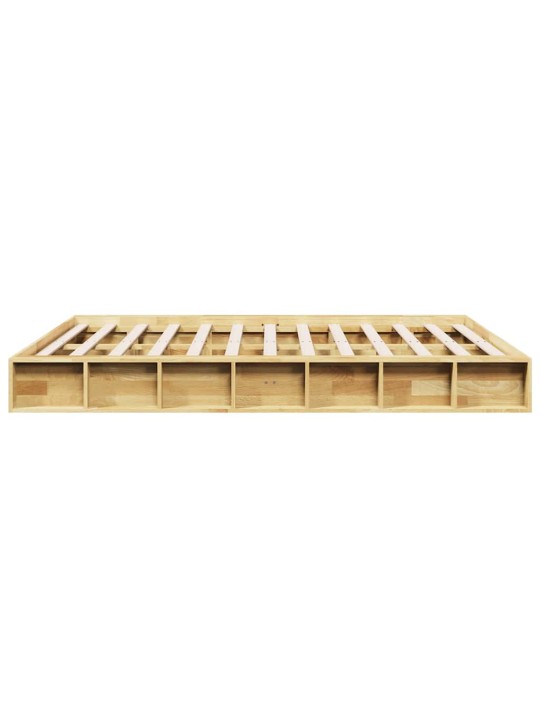VOODIRAAM ILMA MADRATSITA 140X190 CM TÄISPUIDUST TAMM