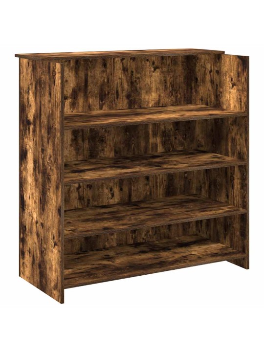 Vastuvõtulaud, suitsutatud tamm, 100x50x103,5 cm, tehispuit