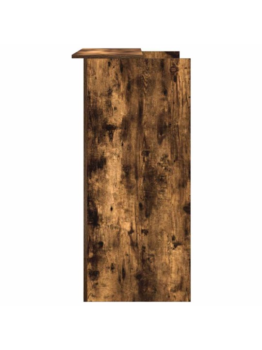 Vastuvõtulaud, suitsutatud tamm, 100x50x103,5 cm, tehispuit