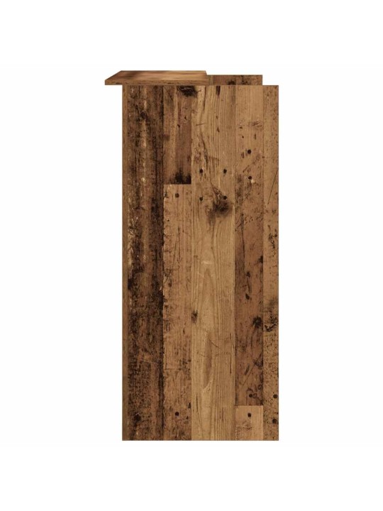 Vastuvõtulaud, vana puit, 100x50x103,5 cm, tehispuit