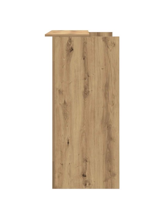 Vastuvõtulaud, käsitöötamm, 100x50x103,5 cm, tehispuit