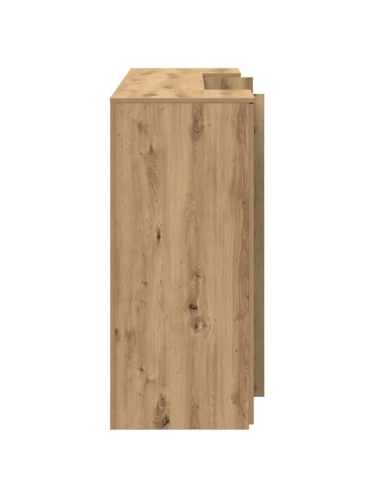 Vastuvõtulaud, käsitöötamm, 180x50x103,5 cm, tehispuit