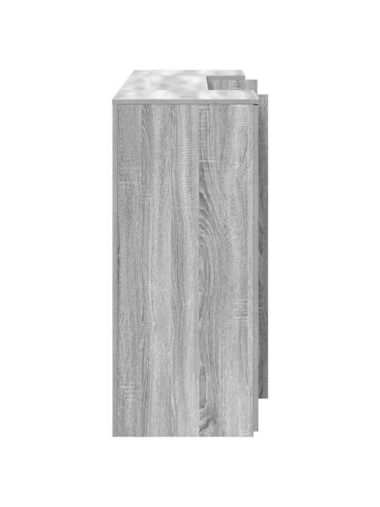 Vastuvõtulaud, hall sonoma tamm, 200x50x103,5 cm, tehispuit