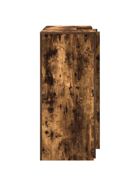 Vastuvõtulaud, suitsutatud tamm, 135x50x103,5 cm, tehispuit
