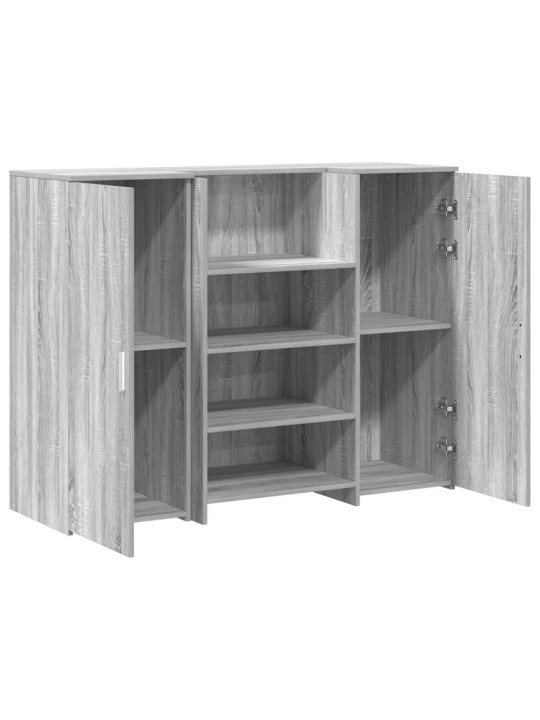 Vastuvõtulaud, hall sonoma tamm, 135x50x103,5 cm, tehispuit