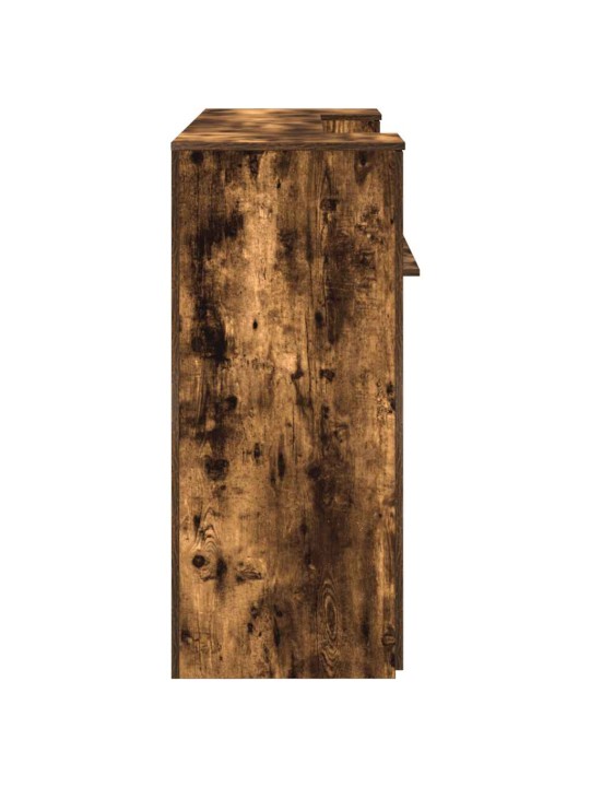 Vastuvõtulaud, suitsutatud tamm, 180x50x103,5 cm, tehispuit