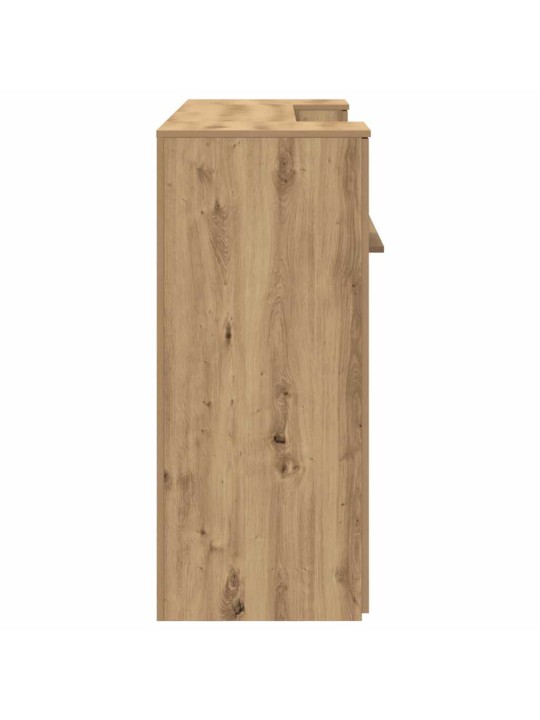 Vastuvõtulaud, käsitöötamm, 180x50x103,5 cm, tehispuit