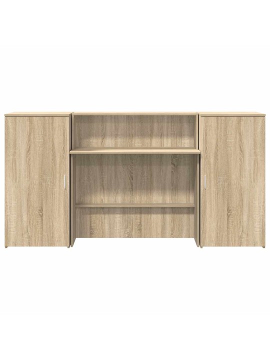 Vastuvõtulaud, sonoma tamm, 200x50x103,5 cm, tehispuit