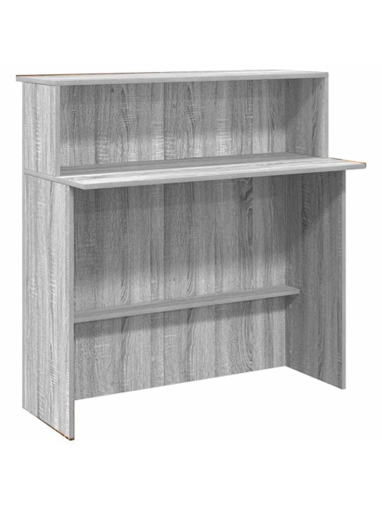 Vastuvõtulaud, hall sonoma tamm, 200x50x103,5 cm, tehispuit