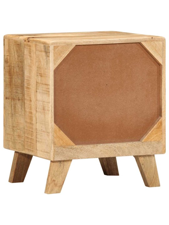 ÖÖKAPP 2 TK 40X32X46 CM TÄISPUIDUST TÖÖTLEMATA MANGO