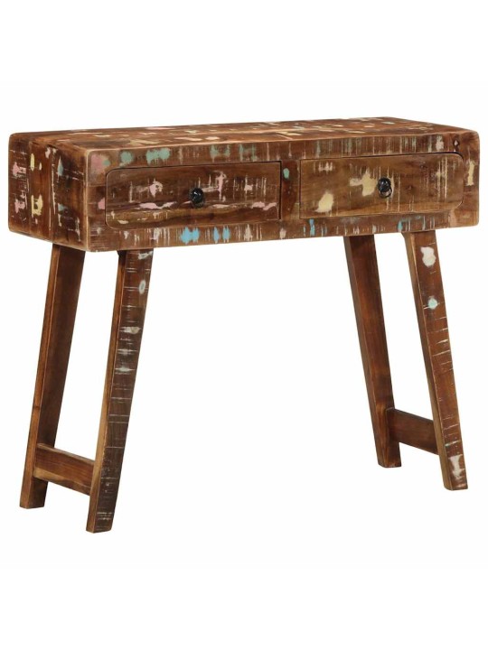 KONSOOLLAUD 90X32X75 CM TAASKASUTATUD TÄISPUIT