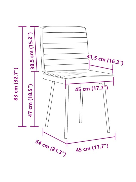 SÖÖGITOOLID 2 TK, MUST, KUNSTNAHK