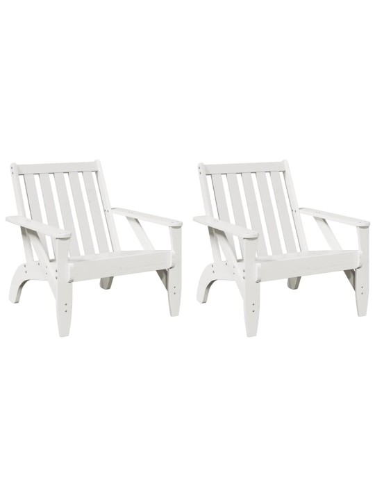 AED ADIRONDACK TOOLID 2 TK, VALGE, 75X77X77 CM, MÄNNIPUIT