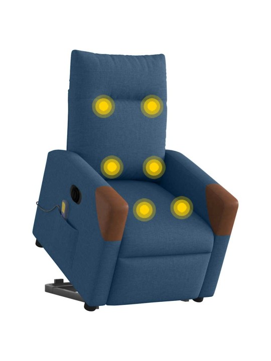 Electric stand up massage lamamistool sinine kangas