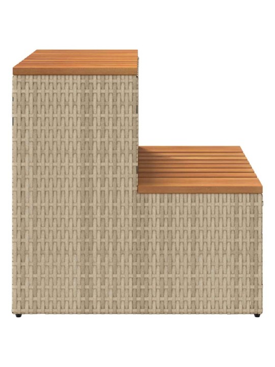 MULLIVANN STEP BEEŽ 50X50X50,5 CM POLÜROTANGIST JA AKAATSIAST