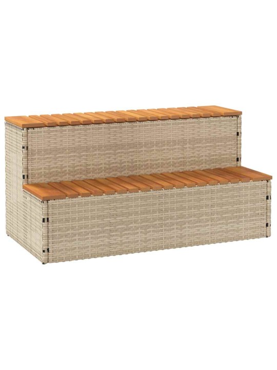 MULLIVANN STEP BEEŽ 100X50X50,5 CM POLÜROTANGIST JA AKAATSIAST