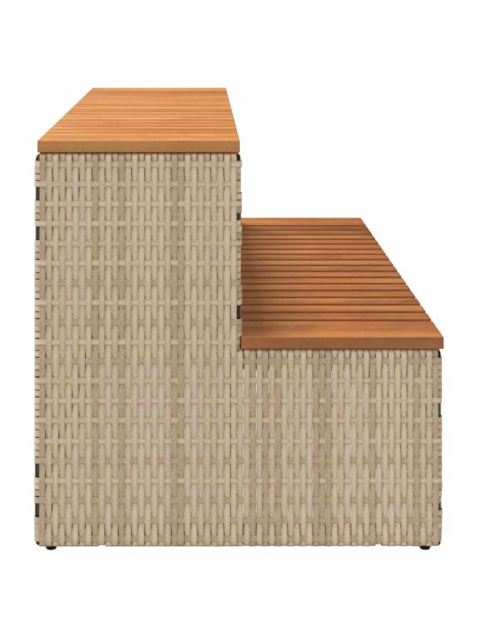 MULLIVANN STEP BEEŽ 100X50X50,5 CM POLÜROTANGIST JA AKAATSIAST