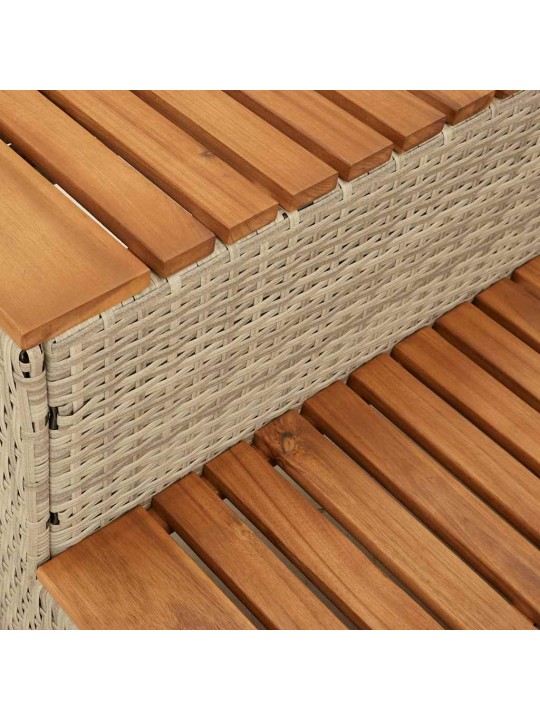 MULLIVANN STEP BEEŽ 100X50X50,5 CM POLÜROTANGIST JA AKAATSIAST