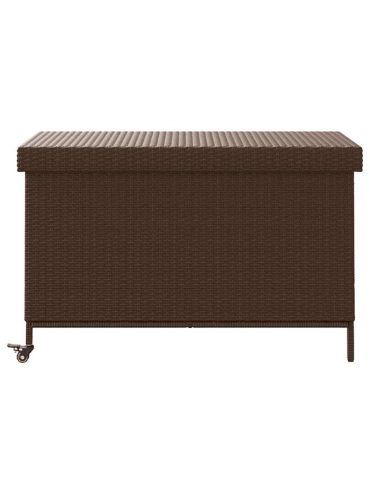 RATASTEGA AIA HOIUKAST, PRUUN, 110X55X73 CM, POLÜROTANG