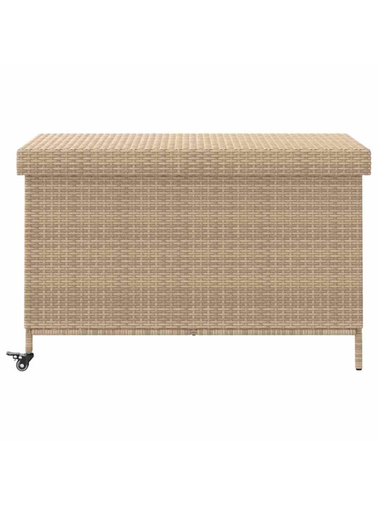 RATASTEGA AIAHOIUKAST SEGATUD BEEŽ 110X55X73 CM POLÜROTANGIST