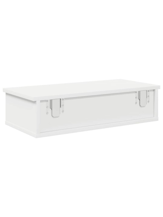 SAHTLITEGA SEINARIIUL VALGE 60X28X15 CM ENGINEERED WOOD