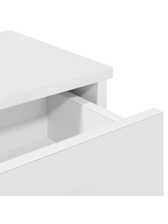 SAHTLITEGA SEINARIIUL VALGE 60X28X15 CM ENGINEERED WOOD