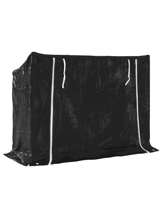 KÜTTEPUUDE RIIUL VIHMAKATTEGA 151X60,5X110,5 CM TSINGITUD TERAS