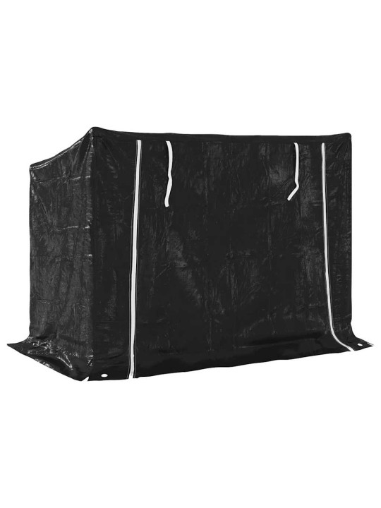 KÜTTEPUUDE RIIUL VIHMAKATTEGA 151X80,5X110,5 CM TSINGITUD TERAS