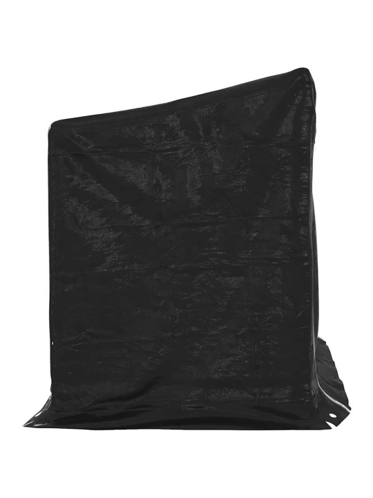 KÜTTEPUUDE RIIUL VIHMAKATTEGA 151X80,5X110,5 CM TSINGITUD TERAS
